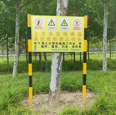 Road/Construction Site Guide Smooth Fiberglass Warning Sign Board Length 1m to 11.6m