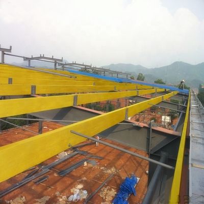 1m-11.6m Length FRP Beam for Poultry/Sheep/Pig Farm Shed Construction Cutting Service