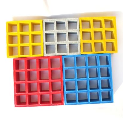 Customized Technique Molded GFRP FRP Grating for Walkway/Decking Floor/Trench Cover