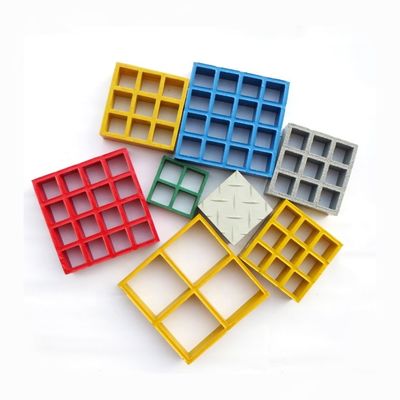 Customized Technique Molded GFRP FRP Grating for Walkway/Decking Floor/Trench Cover