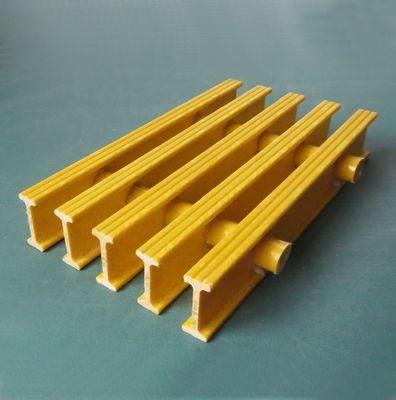 25mm 38mm GFRP Fiberglass Pultruded FRP Floor Grating for Decking Walkway
