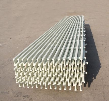25mm 38mm GFRP Fiberglass Pultruded FRP Floor Grating for Decking Walkway