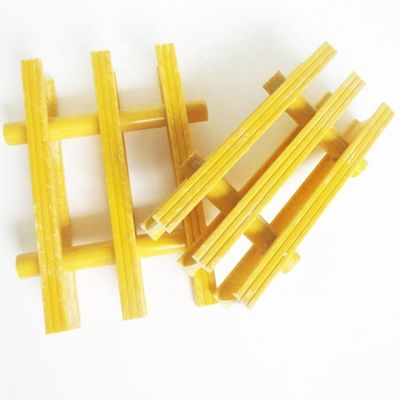 Higher Strength FRP Fiberglass Composite Grating with Customized Length 25mm to 65mm