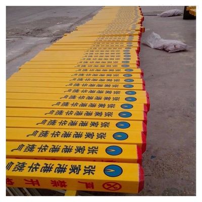 FRP Processing Service Cutting Square Triangular Fiberglass Marker Post Warning Stakes