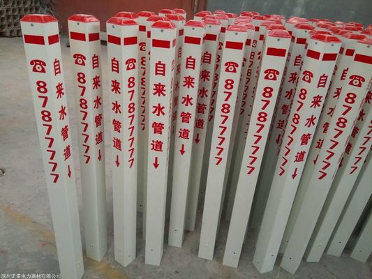 FRP Processing Service Cutting Square Triangular Fiberglass Marker Post Warning Stakes
