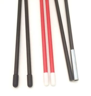 Customized Colors 7.9mm 9.5mm 11mm Fiberglass Tent Poles GFRP FRP Plastic Tent Rod Smooth