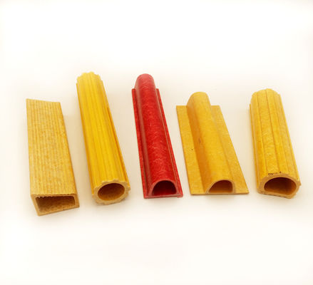 Cutting Service Pultruded FRP Tube Profiles Advanced Technology for Anti-slip Surface