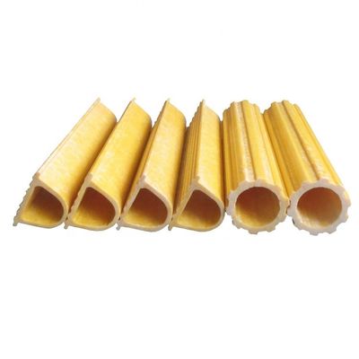 D-shaped Tube Design Anti-Slip FRP Ladder Rung Smooth and Customized Climbing Steps