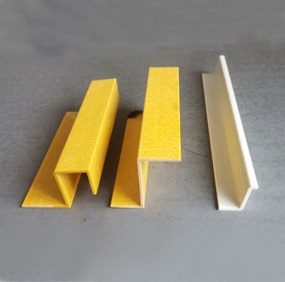 FRP Fiberglass Pultruded Z Beam Profile Lightweight and Sturdy for Corner Connections