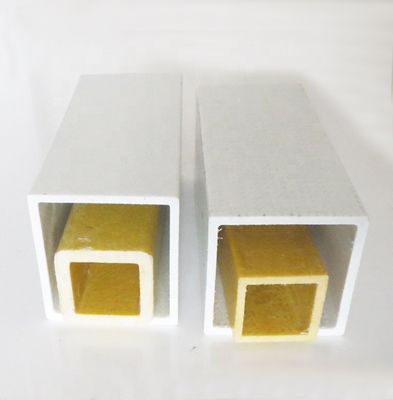 Cutting Technique 19mm 30mm 40mm 50mm Fiberglass Square Tube Profile FRP Square Shape