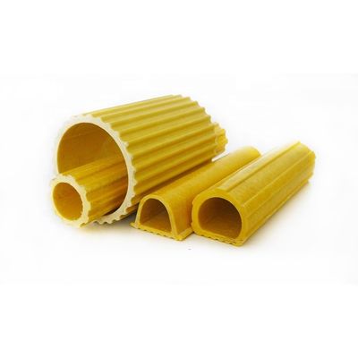 Customized Colors High Load Capacity Gear and D-type FRP Pultruded Tube Ideal for FRP Step Ladder Rungs
