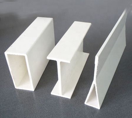 Chemical Corrosion Resistant FRP I-Joist for Smooth Decking Support and Cutting Service