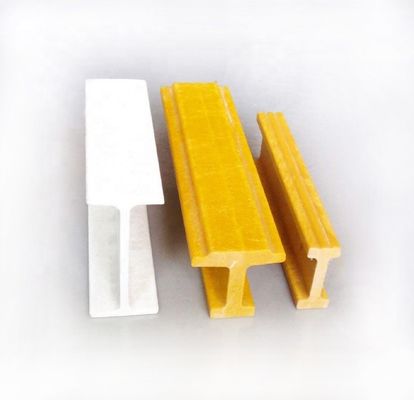 Customized Cutting Service FRP I Beam Profile for High Strength Composite Processing