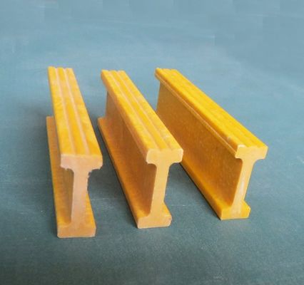 Customized Cutting Service FRP I Beam Profile for High Strength Composite Processing