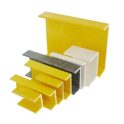 Anti-corrosion High Strength Fiberglass C Channel Beam Profile with Customized Colors