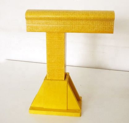 Fiberglass U Channel Top Handrail for Industrial Applications Deck Railings/Handrails