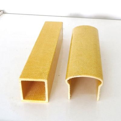 Fiberglass U Channel Top Handrail for Industrial Applications Deck Railings/Handrails