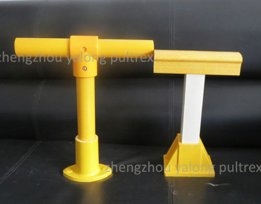 Fiberglass U Channel Top Handrail for Industrial Applications Deck Railings/Handrails