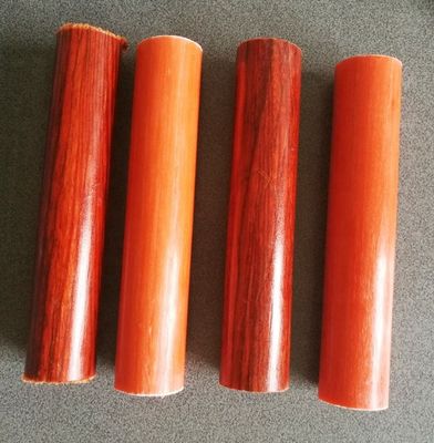 Anti-corrosion Wood Grain Fiberglass Composite Tube Profiles for FRP Pergola Structure