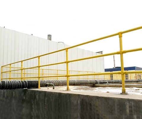 Fiberglass Round/Square FRP Railings for GRP Staircase/Decking/Walkway and Durability