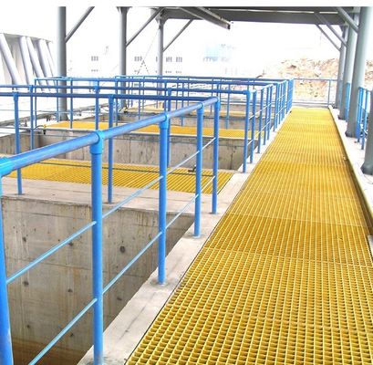 Fiberglass Round/Square FRP Railings for GRP Staircase/Decking/Walkway and Durability