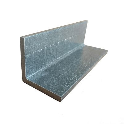 High Strength Pultruded FRP Fiberglass Angle Bar 20mm-150mm Using Customized Colors