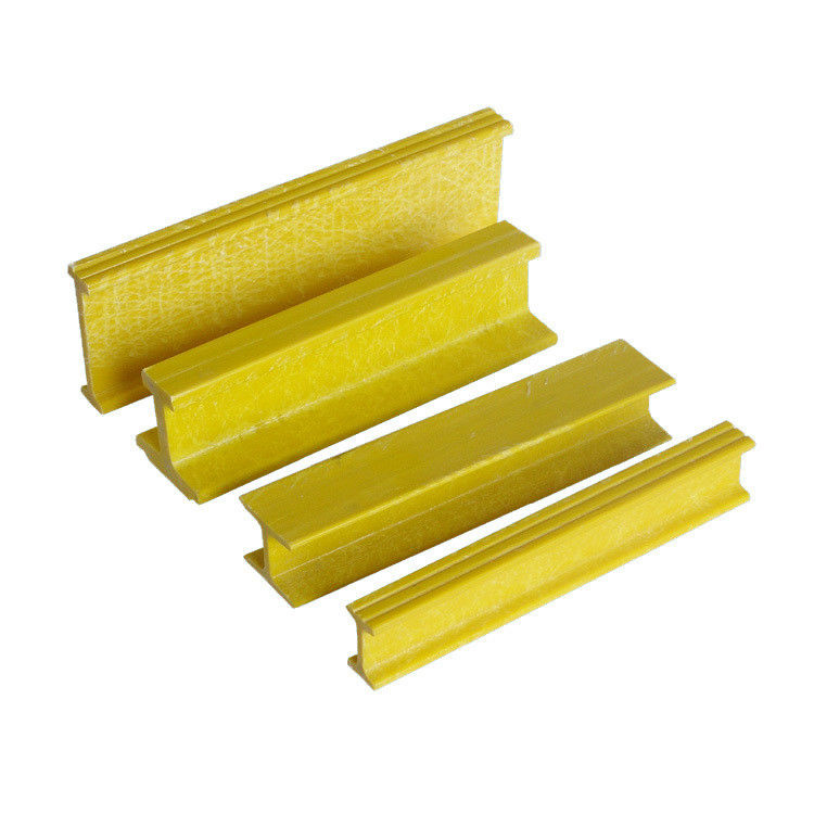 High Strength FRP I Beam Profiles Customized to Your Length and Color Requirements