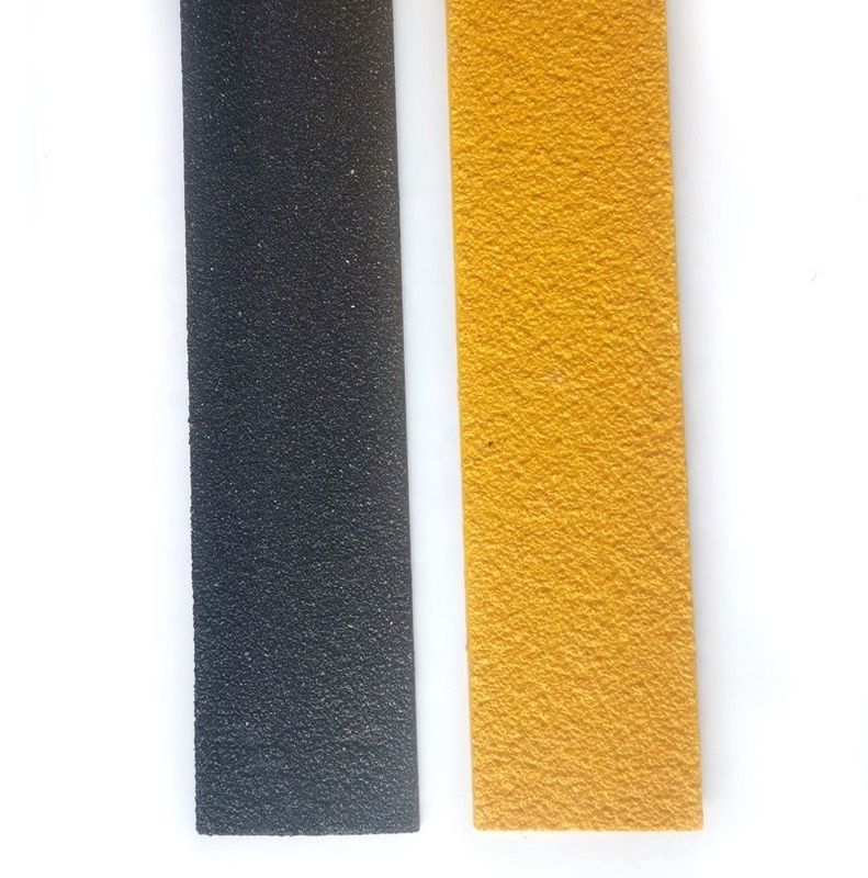 FRP Material Anti-Slip Fiberglass Composite Step Strip for Decking 1m to 11.6m Length