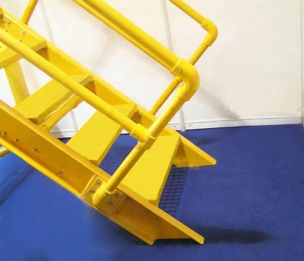 Customized Fiberglass Catway Guardrail for Floor Installation in Various Locations