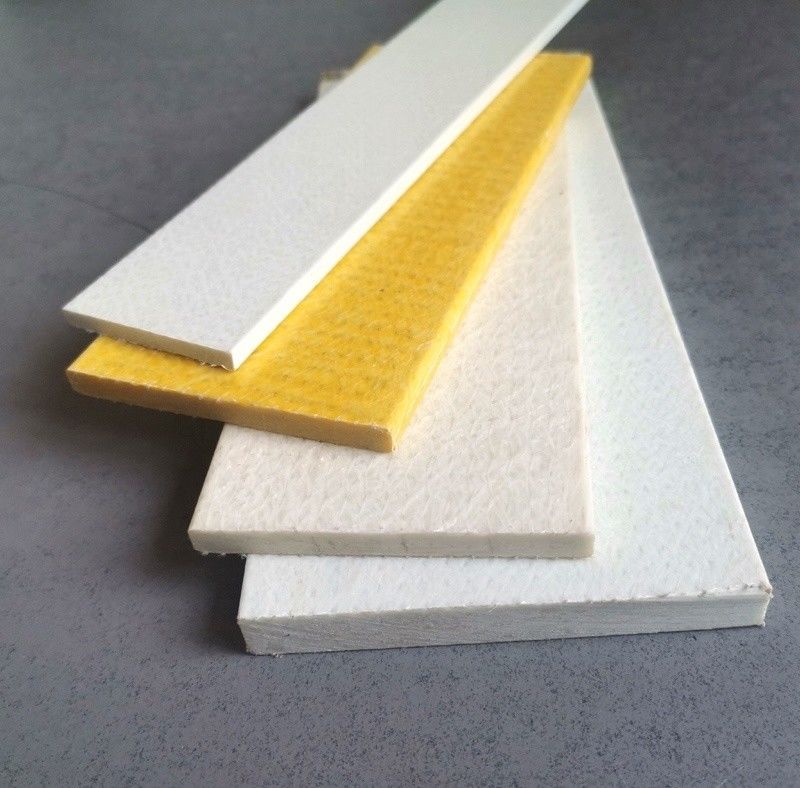 Smooth Support Bar for 80mmx10mm FRP Flat Bar GFRP Strip Enhance Structural Integrity