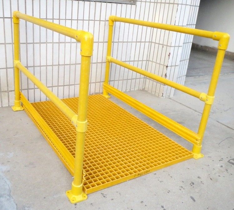 Chemical Corrosion Resistant FRP GRP Balustrades and Fiberglass Handrails for Industrial