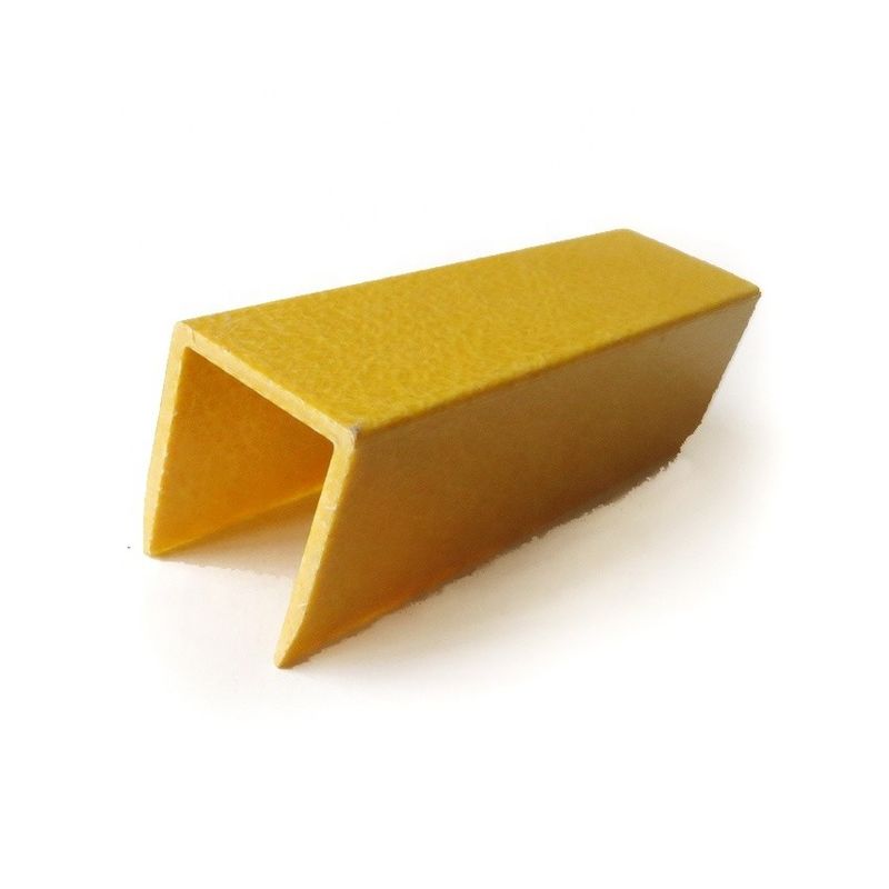 1m to 11.6m Length Fiberglass U Profile for 30mm Board Edge Protection Covering Top