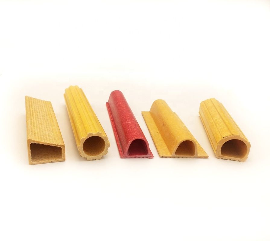 Direct Sell Smooth FRP Ladder Rungs and Rails Length 1m to 11.6m Insulated GFRP