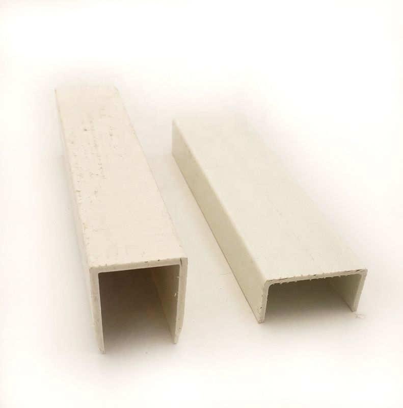 Smooth Anti-aging Fiberglass GFRP FRP U Channel Profile for Edge Banding Covering