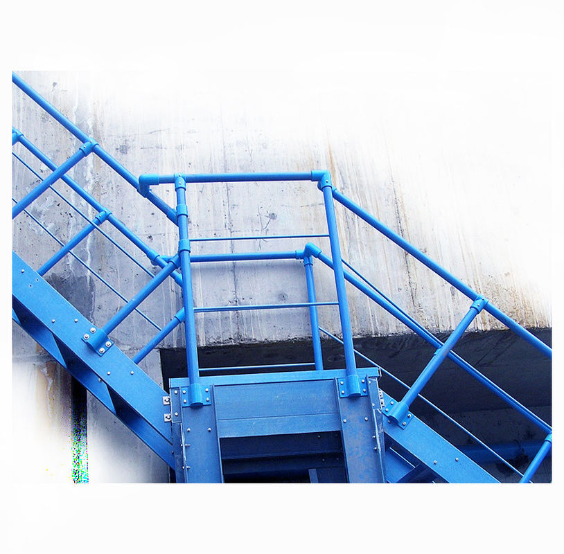Insulated FRP Stairs Railing for Fiber Step Stairs Structures 250 lbs Weight Capacity
