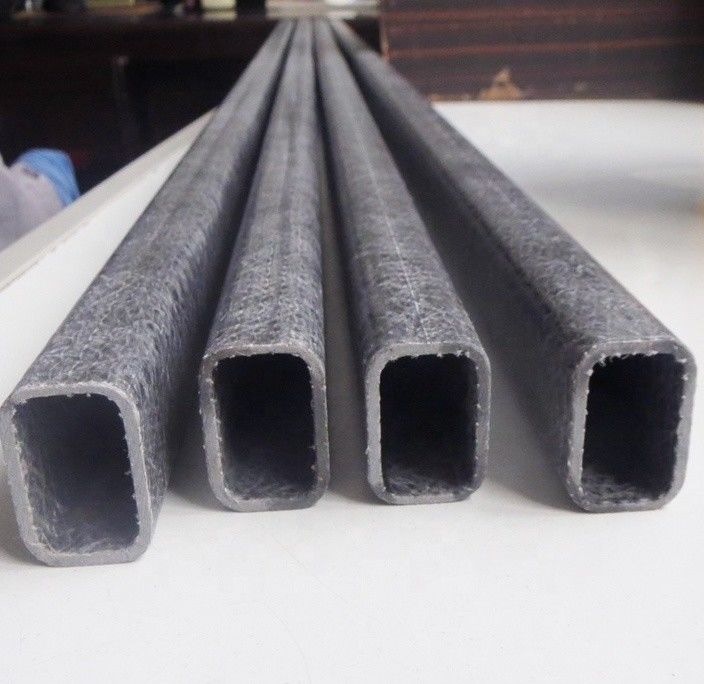Smooth Processing Service Cutting Lightweight Fiberglass FRP Rectangular Tube for Children Hockey Stick Handle