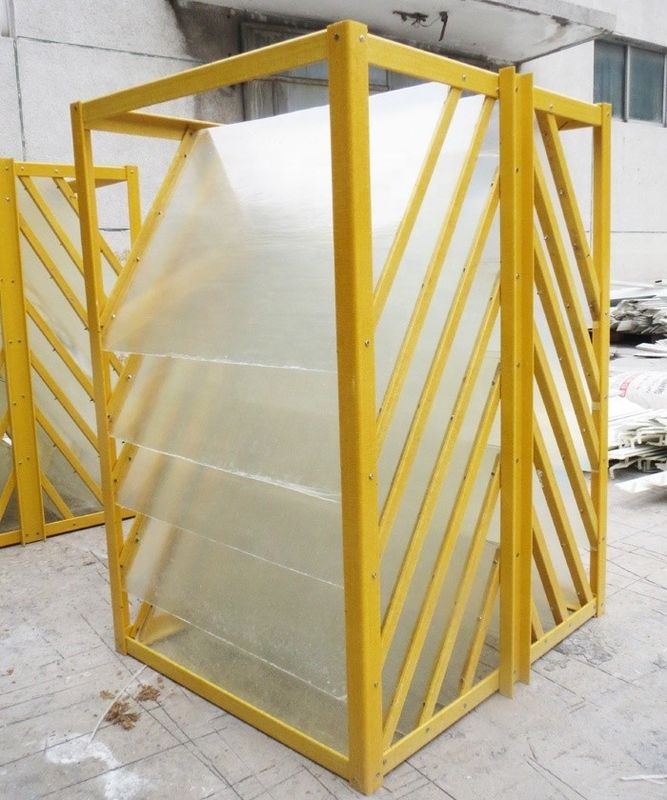 1m to 11.6m Length Customized Fiberglass FRP Structure for Wastewater Treatment Plant
