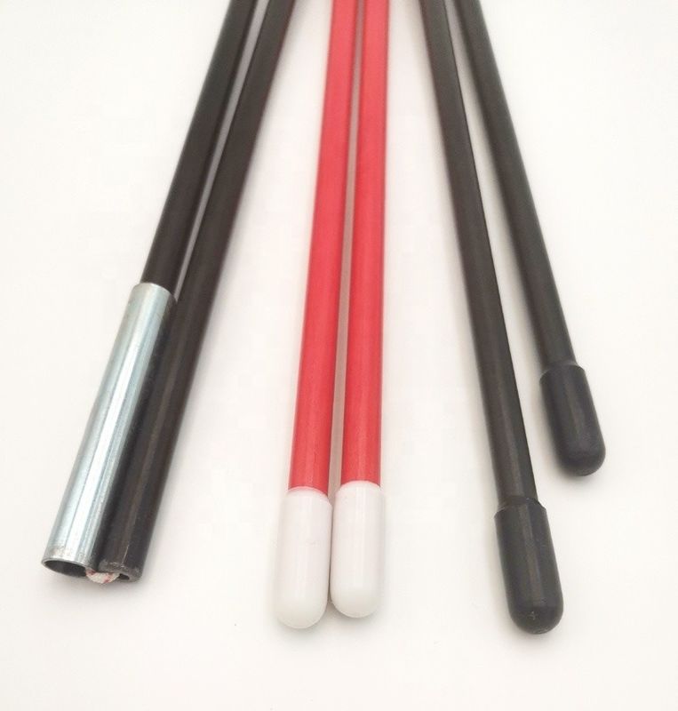 Customized Colors 7.9mm 9.5mm 11mm Fiberglass Tent Poles GFRP FRP Plastic Tent Rod Smooth