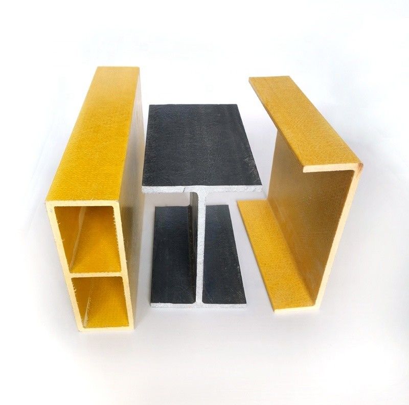 FRP C H I Section Profiles for High Strength Structure Post Roof/Decking Floor Support
