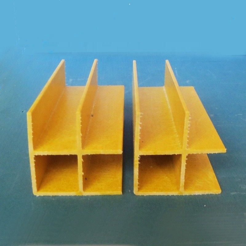 Pultrusion Technique Smooth Fiberglass Corner Angle Shapes for Customer Requirements