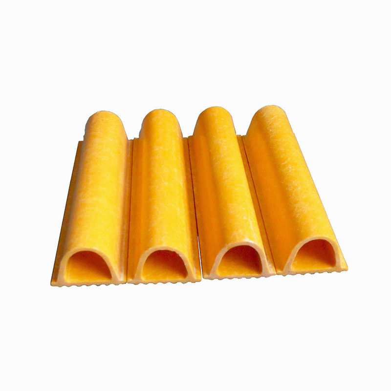 D-shaped Tube Design Anti-Slip FRP Ladder Rung Smooth and Customized Climbing Steps