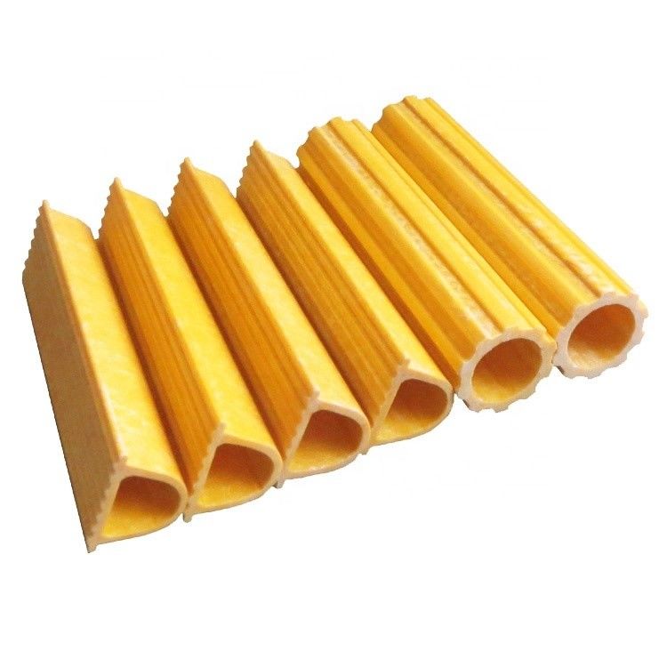 Customized Colors High Load Capacity Gear and D-type FRP Pultruded Tube Ideal for FRP Step Ladder Rungs